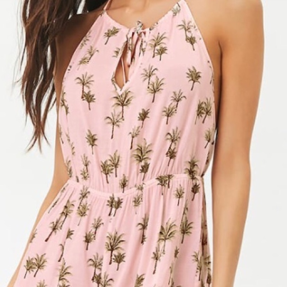 Palm tree swimsuit cover up